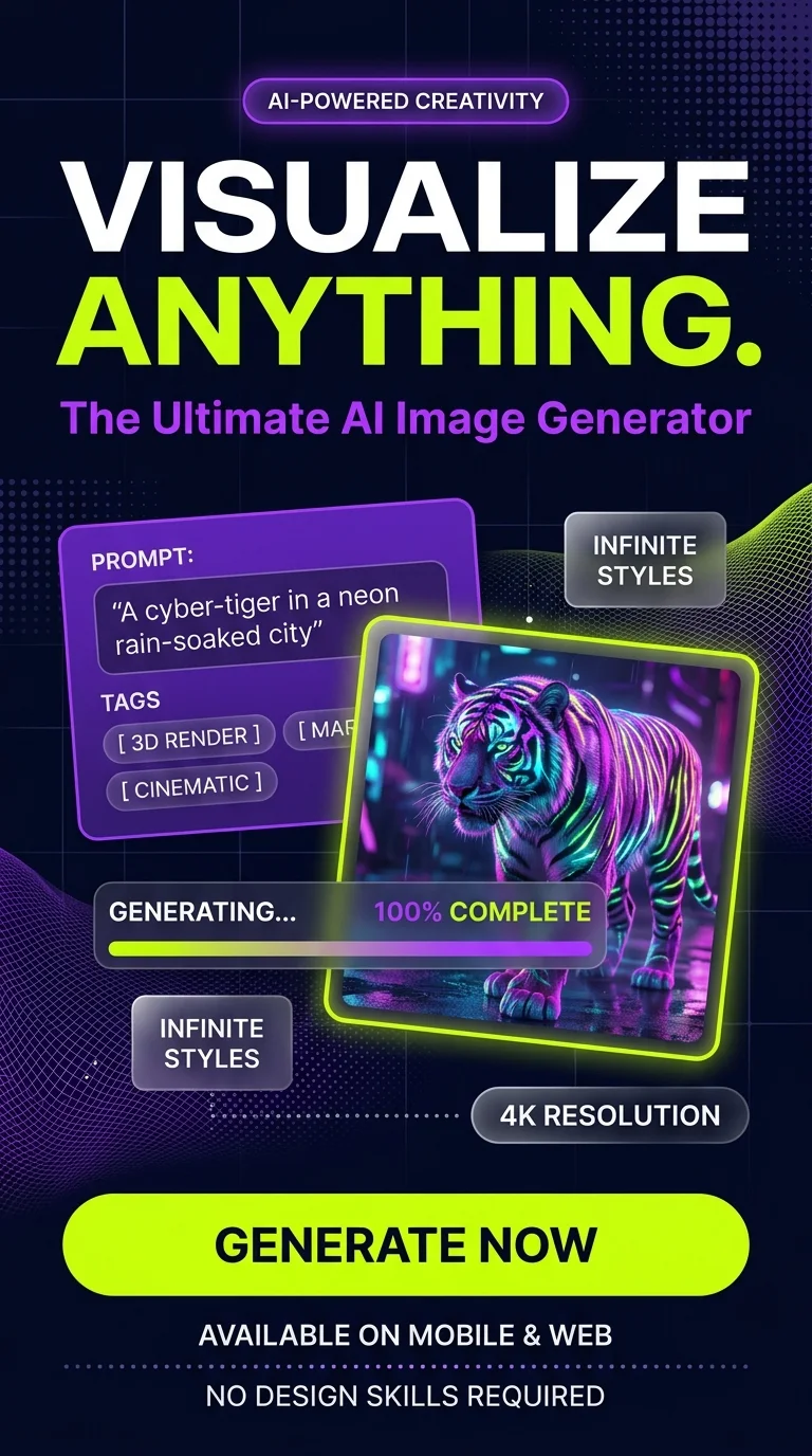 Nano Banana 2.1 generated example - Mobile campaign kit